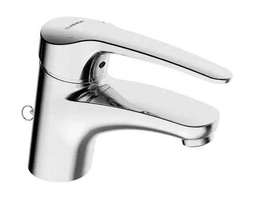 HANSA Einhebelmischer Waschtischbatterie HANSAMEDICA 0104 Kupferrohr Bedienungshebel lang Ausladung 141 mm DN15 Chrom, 01042186, Artikel in Kategorie